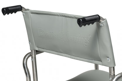 Everest & Jennings Folding Rehab Shower Commode Chair Low Back 24 in medical supply