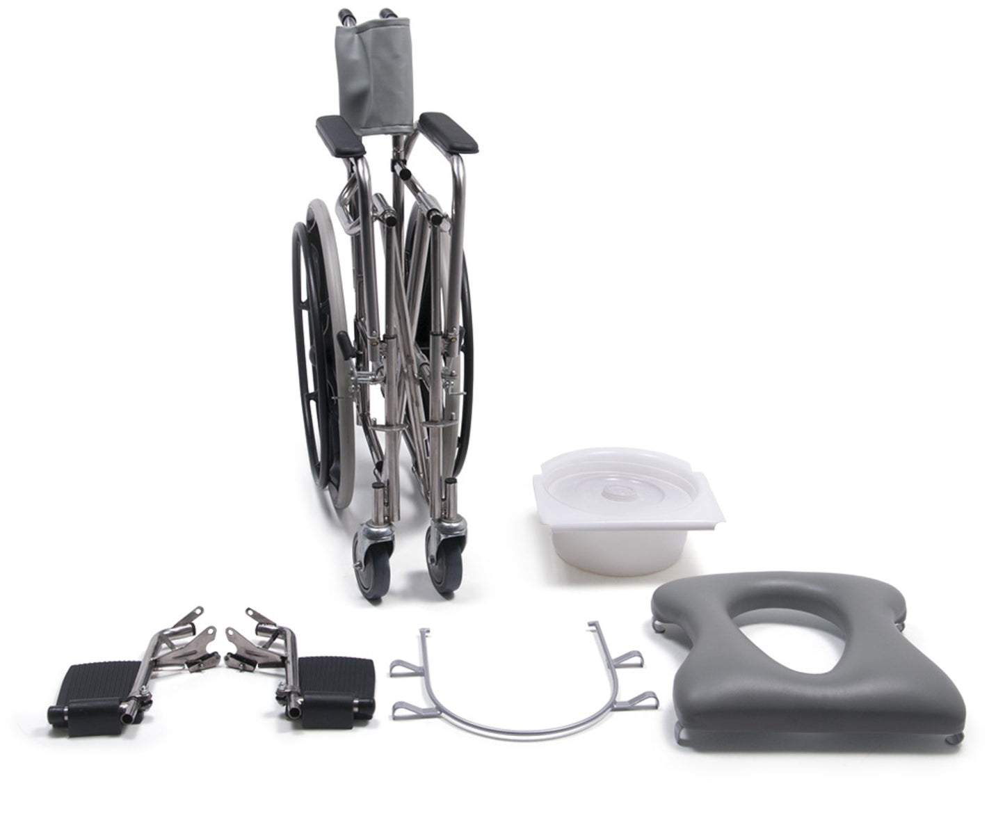 Everest & Jennings Folding Rehab Shower Commode Chair 24 in medical supply