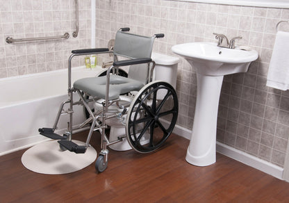 Everest & Jennings Folding Rehab Shower Commode Chair 24 in medical supply