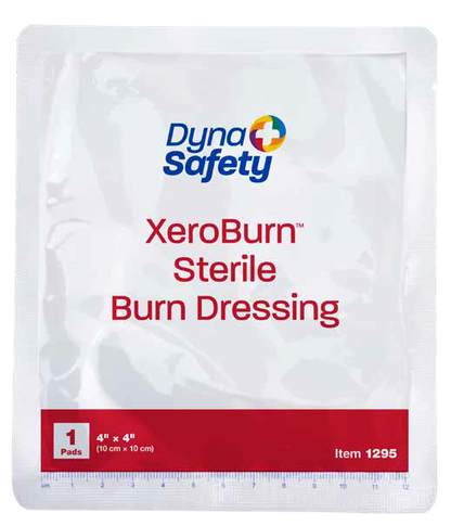 DynaSafety XeroBurn Sterile Burn Dressing 4x4 inch medical supply