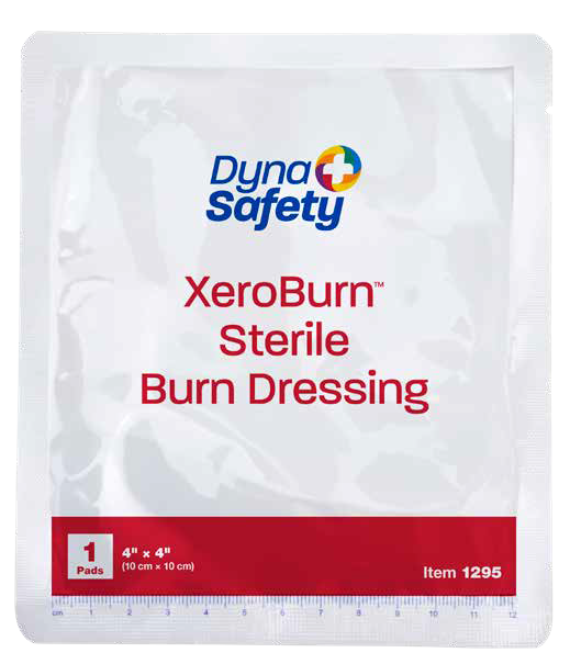 DynaSafety XeroBurn Sterile Burn Dressing 4x4 inch medical supply