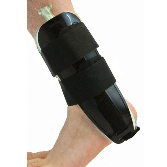TLC DME Gel Stirrup Ankle Brace Adult Universal Black medical supply
