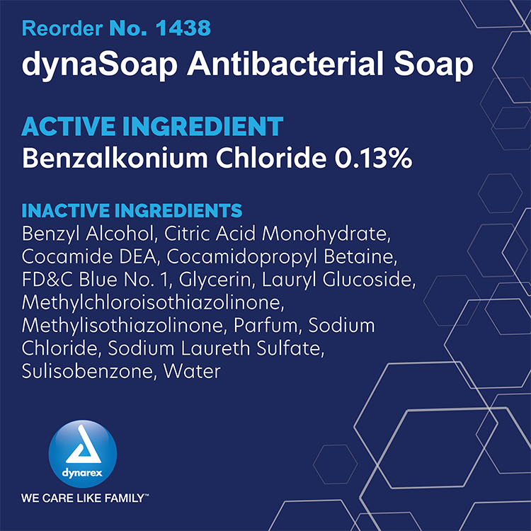Dynarex Antibacterial Soap 7.5 oz Pump 24 Case medical supply