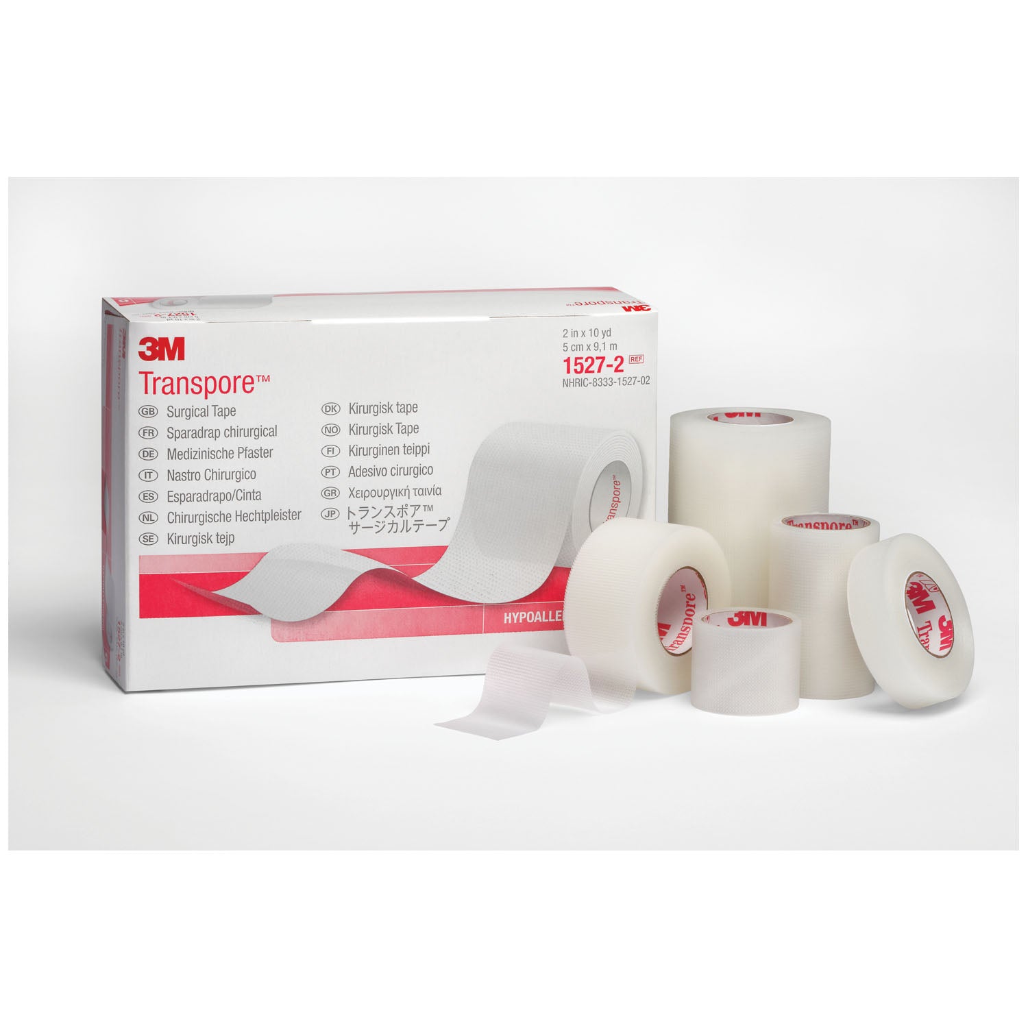 3M Surgical Tape 2 inch x 10 yds Transparent Box medical supply
