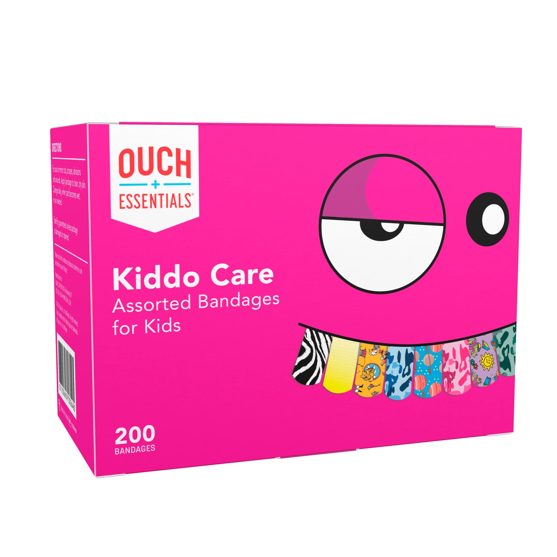 Ouch Essentials Kiddo Care Adhesive Bandage Kit Case medical supply
