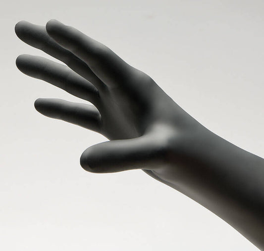 Innovative Healthcare Corp NitriDerm Nitrile Exam Gloves Black Small Case medical supply