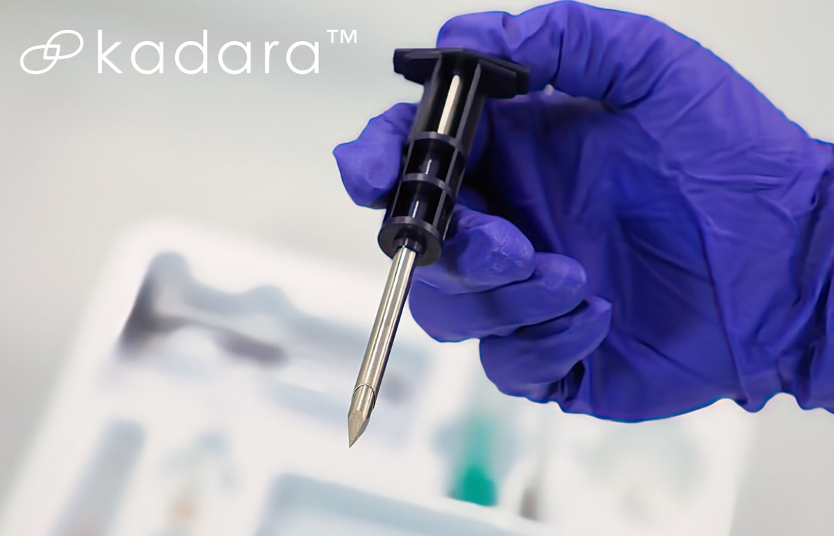 Kadara Medical 4.5mm Stainless Steel Disposable Trocar Kit, Small Gloves, Case of 16 (4.5SSSG) medical supply