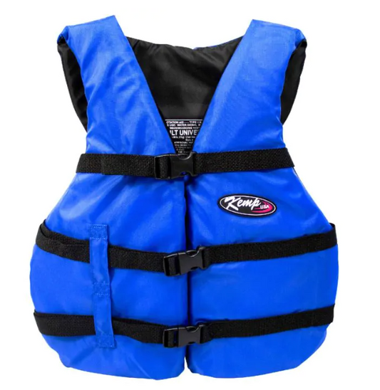 Kemp USA Life Jacket Blue & Black Adult medical supply