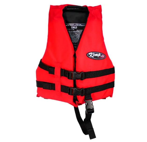 Child Life Jacket, Blue & Black (20-002-CHILD-BLU), Red