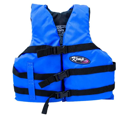 Youth Life Jacket, Blue & Black (20-002-YOUTH-BLU), Blue