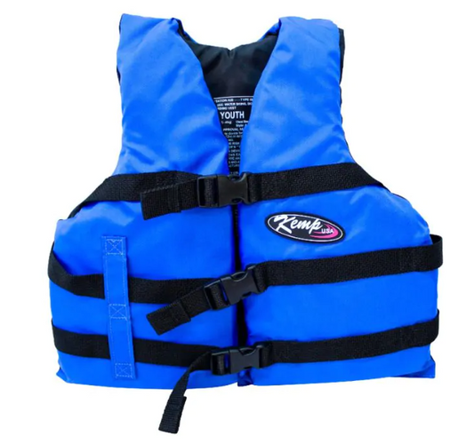 Youth Life Jacket, Blue & Black (20-002-YOUTH-BLU), Blue