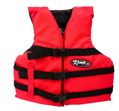 Youth Life Jacket, Blue & Black (20-002-YOUTH-BLU), Red