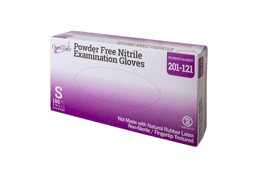 OmniTrust Nitrile Exam Glove Blue Small Case medical supply
