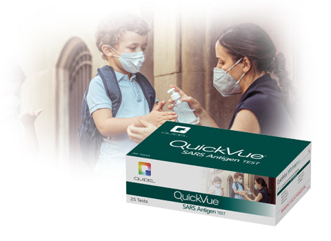 Quidel QuickVue SARS Antigen Dipstick CLIAwaived 25 Tests/Kit medical supply