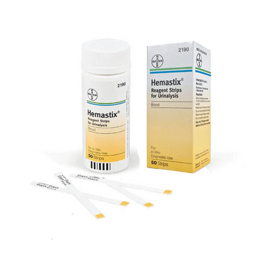 Siemens Hemastix Reagent Strips for Urinalysis CLIA Waived Case of 12 Bottles medical supply