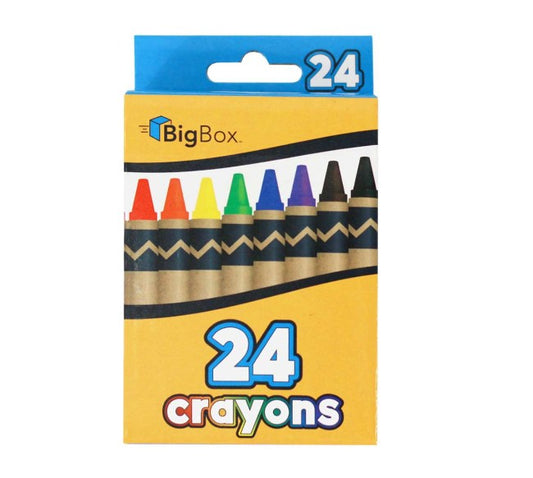 BigBox Crayons, 24ct, 96 Packs (2363992) medical supply