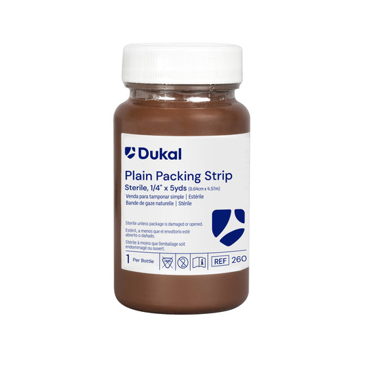 Dukal Sterile Plain Wound Packing Strip 1/4 x 5 yd medical supply