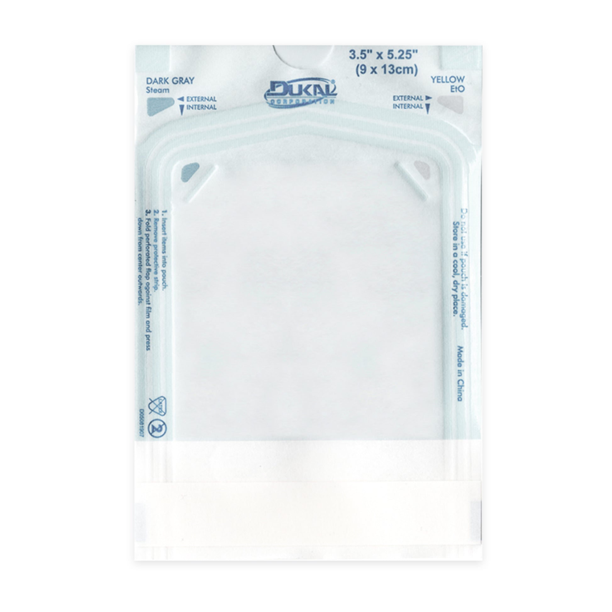 Dukal Sterilization Pouches 3.5 x 5.25 inch medical supply