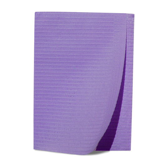 Dukal Patient Bibs 13" x 18" 2-Ply Lavender Case of 500 medical supply