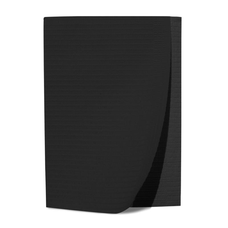 Dukal Patient Bibs 2-Ply 13" x 18" Black Case of 500 medical supply