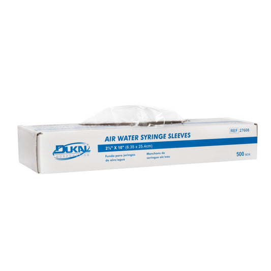 Dukal Air Water Syringe Sleeves 2-1/2 x 10 Case medical supply