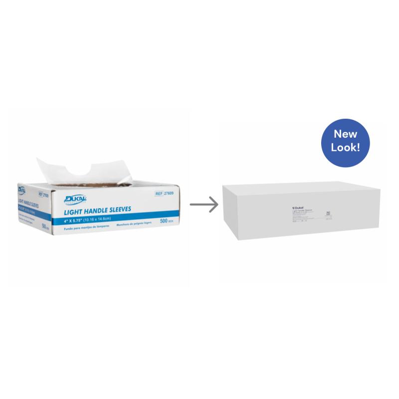 Dukal Light Handle Sleeves 4 x 5-3/4 in Case medical supply