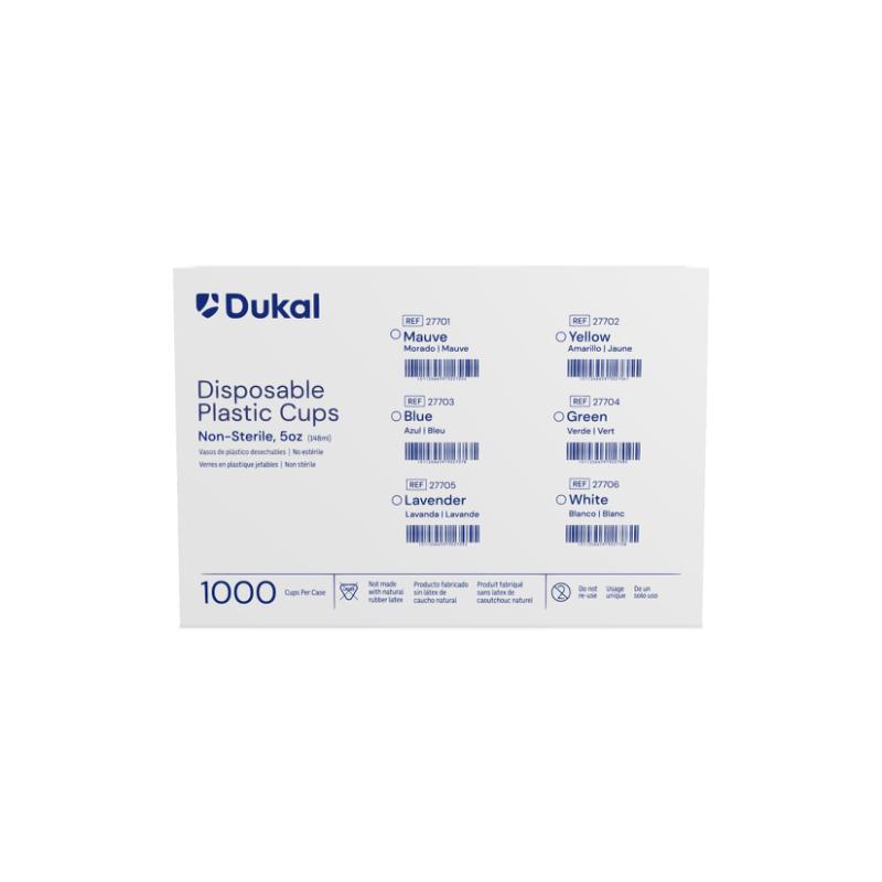 Dukal Plastic Drinking Cups 5 oz Blue medical supply