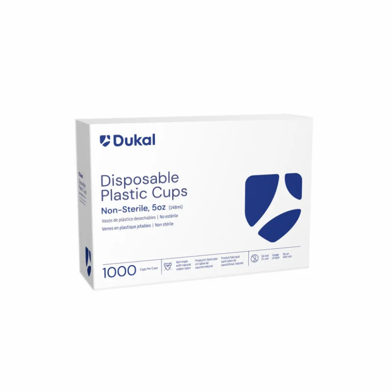 Dukal Plastic Drinking Cups 5 oz Blue medical supply