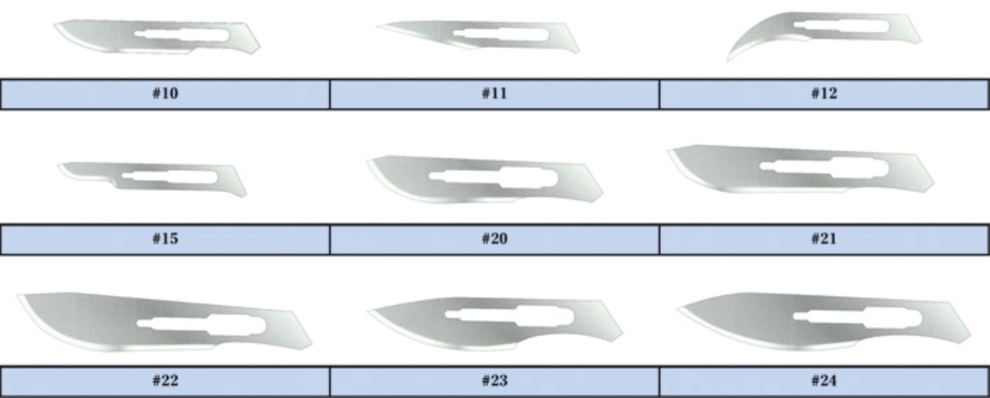 Graham Field Feather Scalpel Blades #21 Box of 100 medical supply