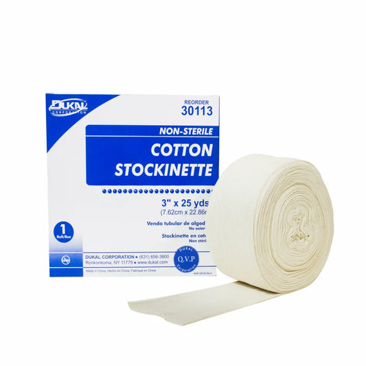 Dukal Cotton Stockinette 3 inch x 25 yd Case of 6 medical supply