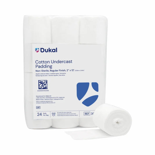 Dukal Cotton Undercast Padding 2 inch x 12 ft Case of 72 medical supply