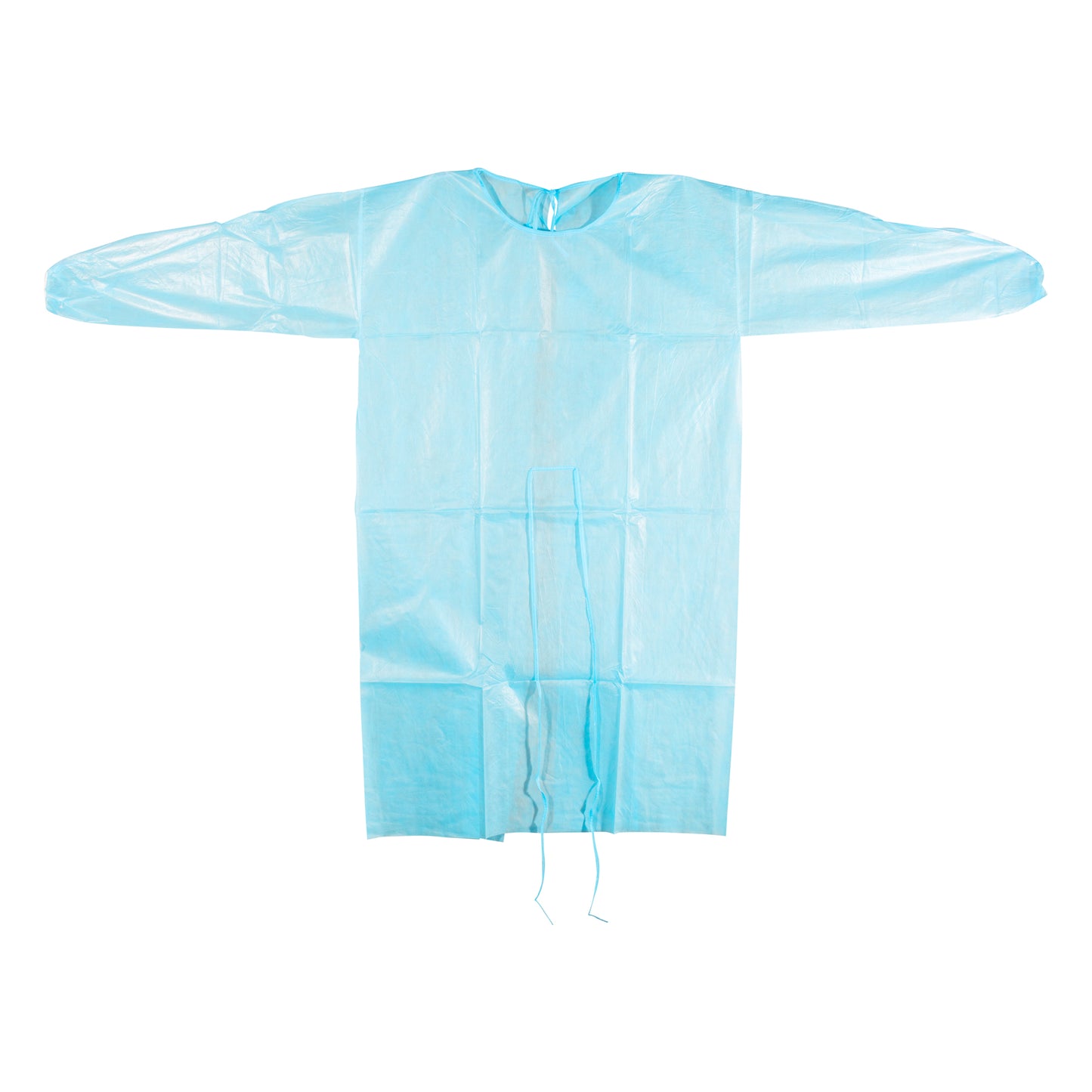 Dukal Poly Coated Isolation Gown Blue 303BL Case of 50 medical supply