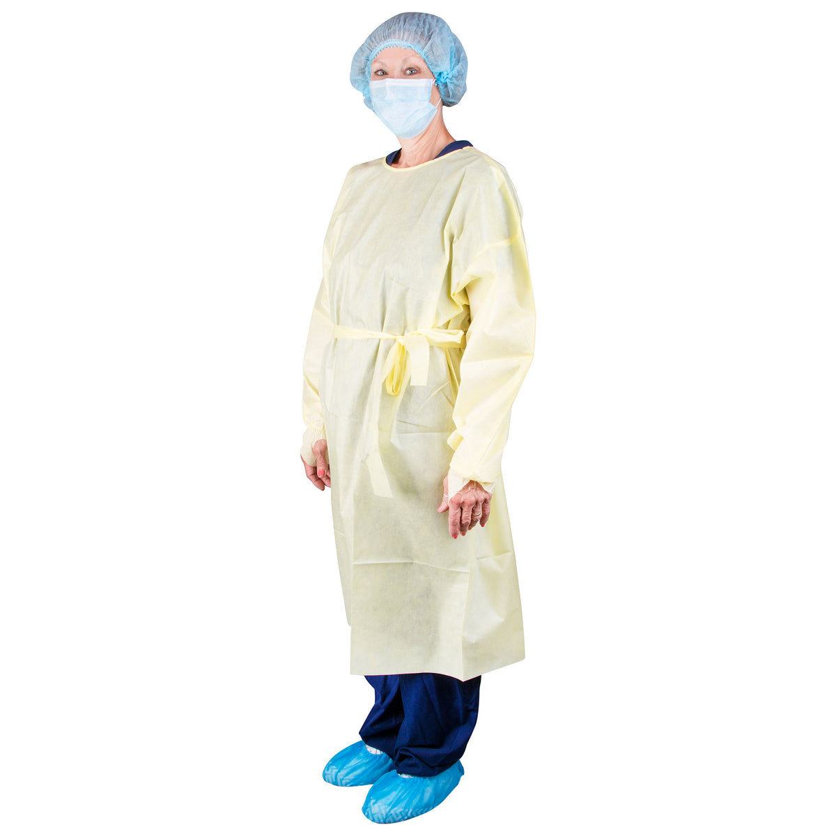 Dukal Level 2 Isolation Gown Universal Yellow Case medical supply