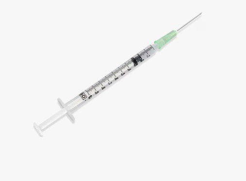 BD Tuberculin Syringe 1mL 21G x 1 in Detachable Needle Slip Tip Box medical supply