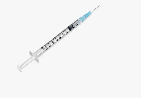 BD Tuberculin Syringe 1mL 25G x 5/8 in Detachable Needle Slip Tip Box medical supply