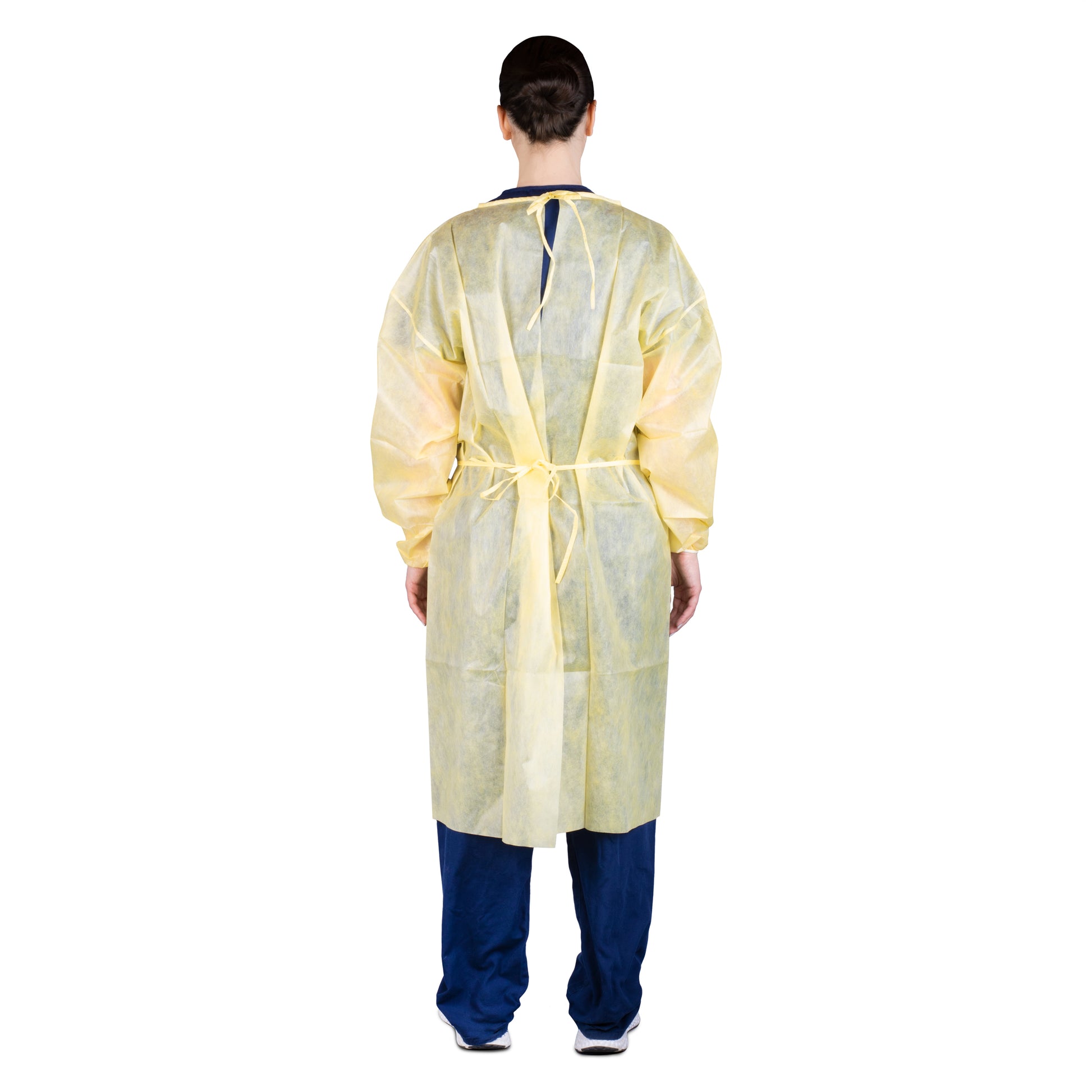 Dukal Multi-Layer Isolation Gown Universal Yellow Case of 100 medical supply