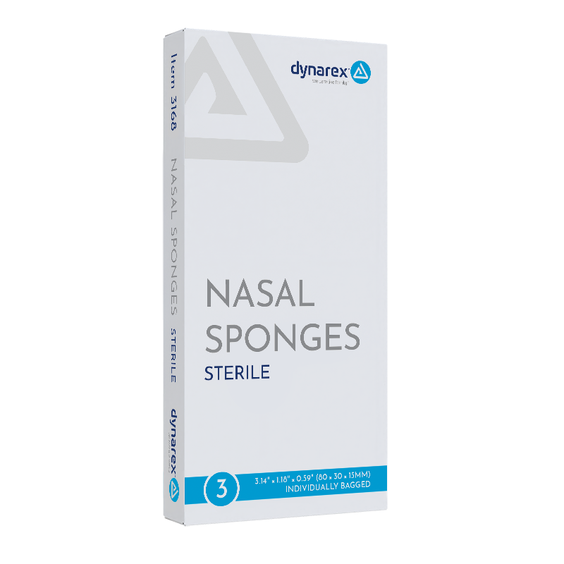 Sterile Nasal Sponges, Case (3168), medical supply