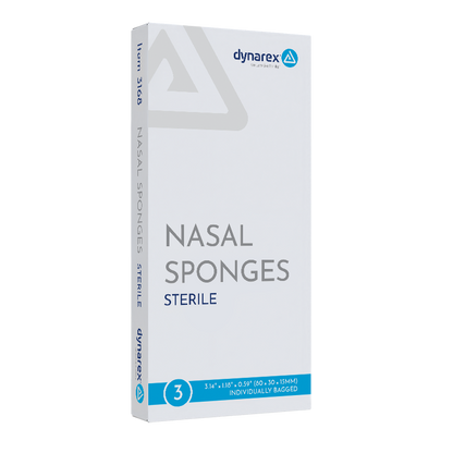 Sterile Nasal Sponges, Case (3168), medical supply