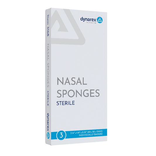 Sterile Nasal Sponges, Case (3168), medical supply