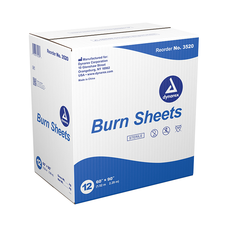 Dynarex Sterile Burn Sheet medical supply
