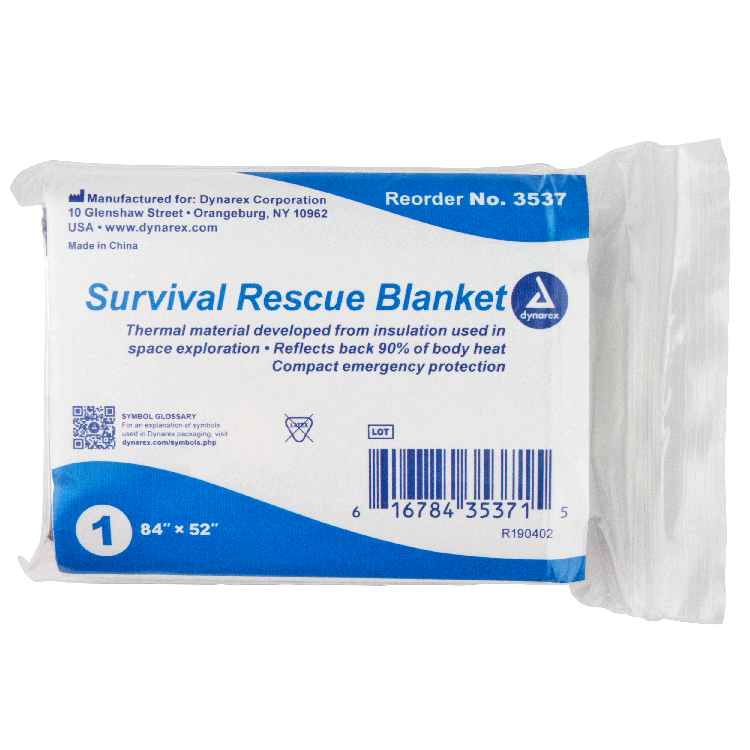 Dynarex Emergency Survival Rescue Blanket medical supply