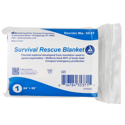 Dynarex Emergency Survival Rescue Blanket medical supply