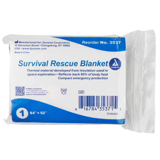 Dynarex Emergency Survival Rescue Blanket medical supply