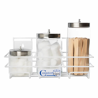 Dukal CounterTips 3 Sundry Jar Rack medical supply