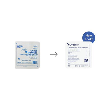 Dukal Premium Care Sterile Gauze Sponges 8-Ply 4 inch x 4 inch medical supply