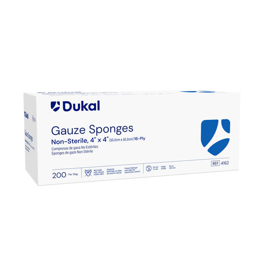 Dukal Non-Sterile Gauze Sponges 16-Ply 4 inch x 4 inch medical supply