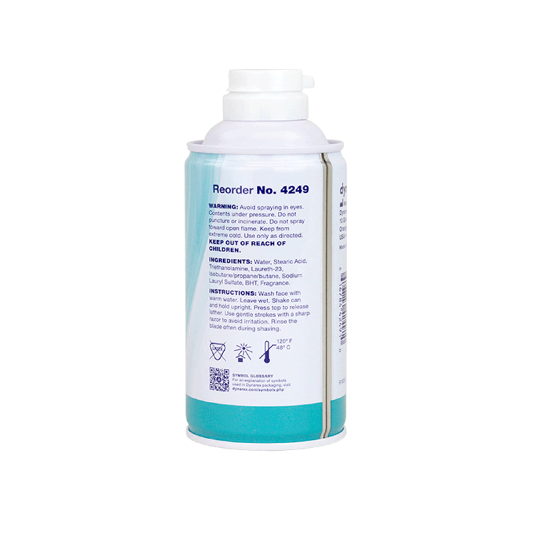 DynaCare Shaving Cream 11 oz Case of 12 medical supply