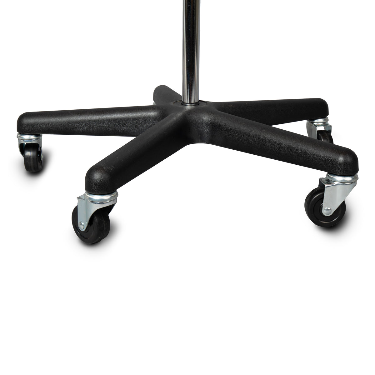 Tech-Med Chrome IV Stand 2 Hooks 5 Casters medical supply