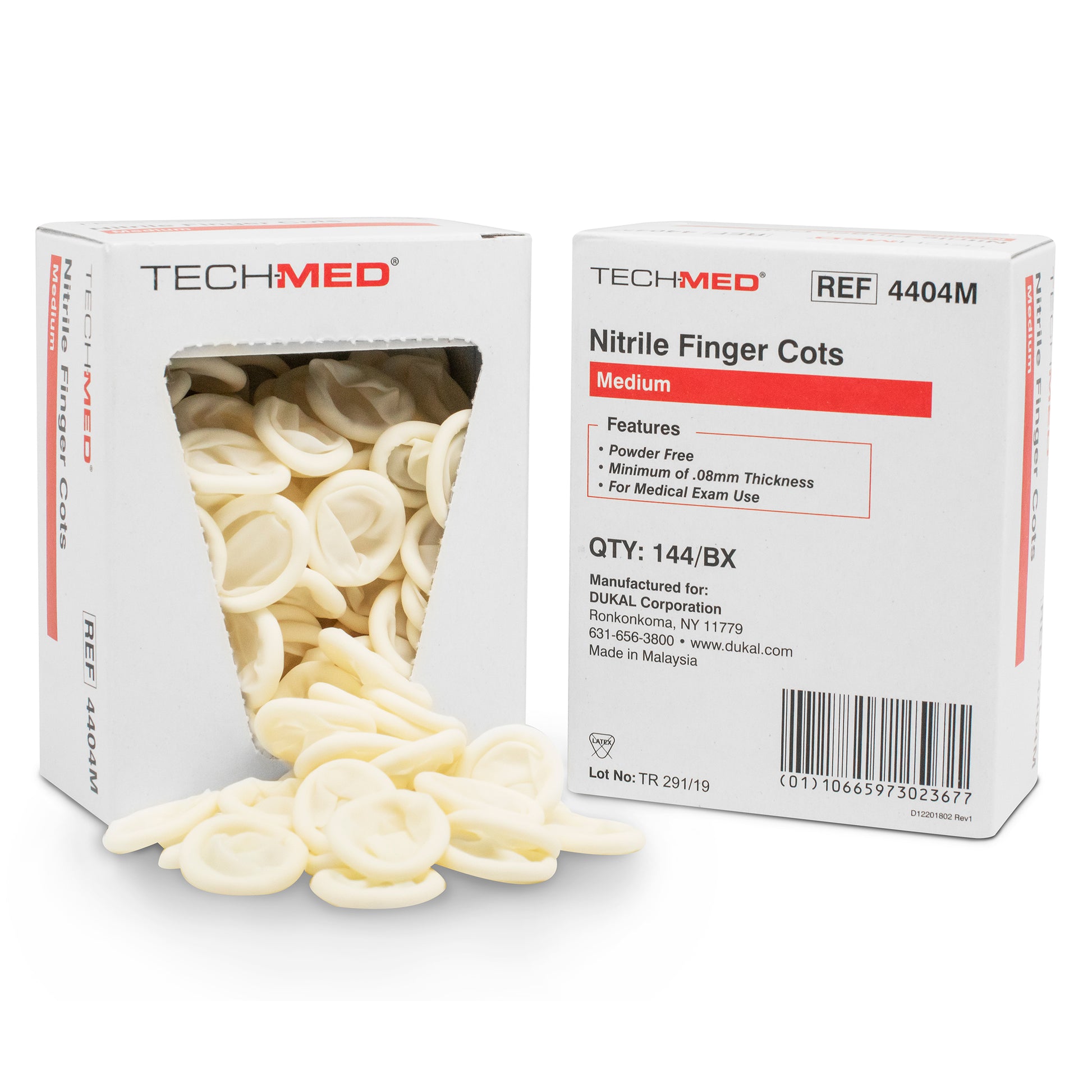 Dukal Nitrile Finger Cot Pre-Rolled Small medical supply