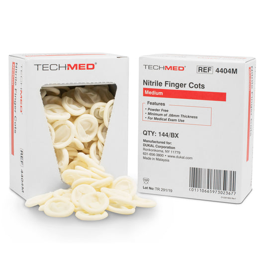 Dukal Nitrile Finger Cot Pre-Rolled Small medical supply